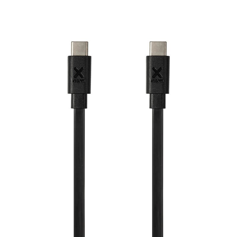 Xtorm Flat USB-C / USB-C (PD) Cable (1m) schwarz CF071