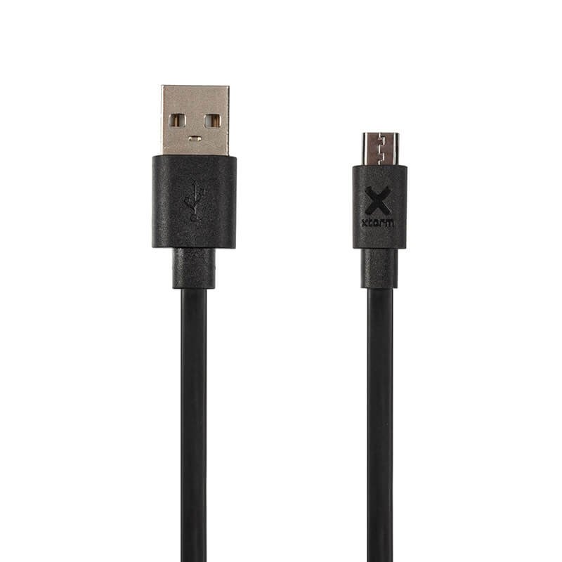 Xtorm Flat USB to Micro USB Cable (1m) Black CF011