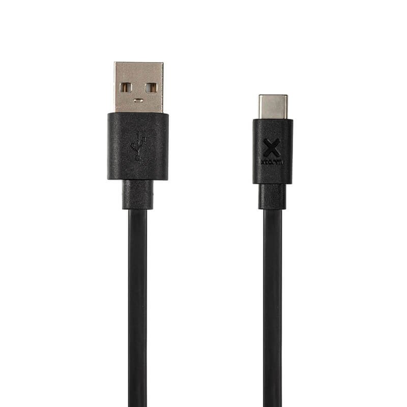 Xtorm Flat USB to USB-C Cable (1m) Zwart CF051
