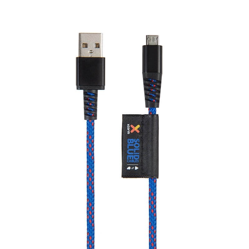 Xtorm Solid Blue Micro USB Cable CS010